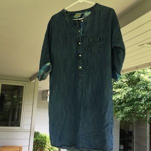C&C California Chambray Shift Dress